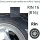 thumbnail image 2 of 4 Tapas Polvera Rin 16 Trax Tracker Aveo Tipo Original Tapón plateado, 2 of 8