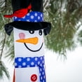 thumbnail image 5 of In the Breeze 5028 — Lil' Snowman 3D 40-Inch Windsock - Hanging Winter Decoration - Outdoor Holiday Décor, 5 of 5
