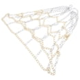 thumbnail image 1 of STRANDCHIC Professional Basketball Net Iron Basketball Goal Durable Silver 1Pack, 1 of 5