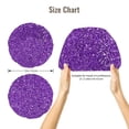 thumbnail image 5 of Rateoe Glitter Purple Pattern Silk Satin Hair Bonnet for Sleeping, Adjustable Sleep Cap Turban for Women , Curly Straight Hair Long Large Braid, 5 of 6
