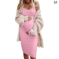 thumbnail image 1 of Jumpingount Vestido Mujer Embarazada Sin Mangas Vestido Corto Mujer Embarazada Sin Mangas Color Sólido Ropa De Verano Prendas para la parte del cuerpo Rosado METRO Jumpingount AP001903-14, 1 of 5