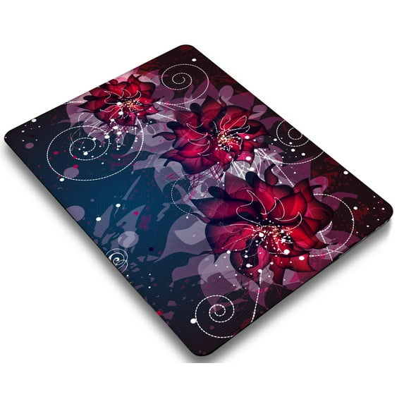 KSK KAISHEK Plastic Hard Shell Cover Compatible 2022 - 2018 Released MacBook Air 13" Retina Display Touch ID + Black Keyboard Cover Model: A1932/A2179/A2337 m1 Flowers 341