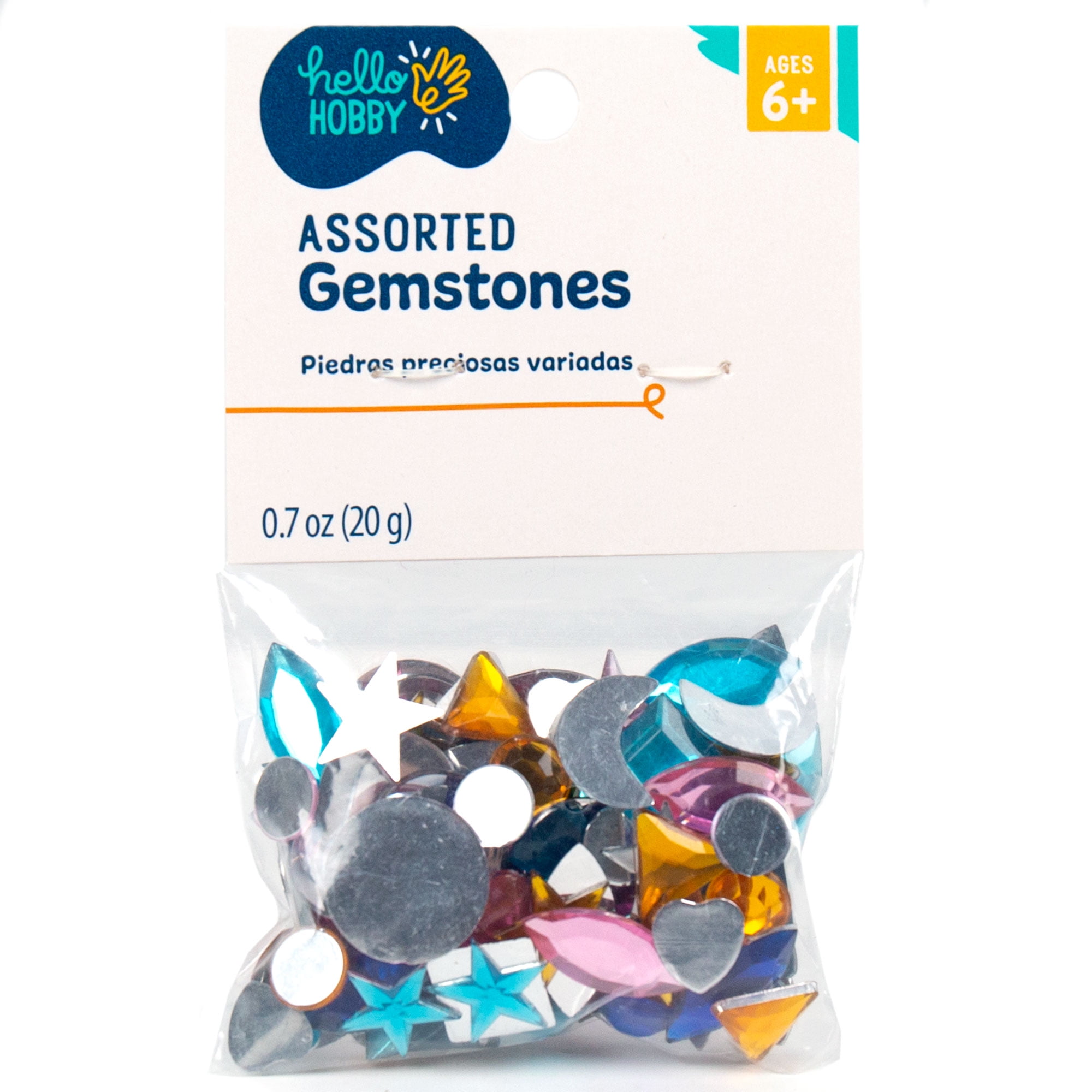 Hello Hobby Assorted Multicolor Gemstones, Boys and Girls, Child, Ages