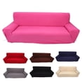 thumbnail image 3 of Walfront Sofa Covers 1-Piece Polyester Spandex Fabric Stretch Sofa Slipcover Loveseat Cover Sofa Chair Cover 7 Colors 1-4 Seater, 3 of 8