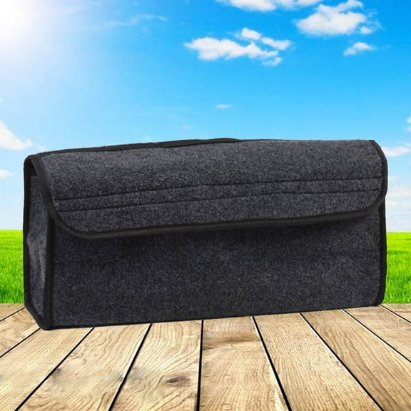 WHAMVOX Car Storage Trunk Storage Bag Folding Storage Bag Tool Storage Box (Gray)