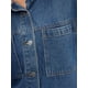 thumbnail image 5 of CHAQUETA DE MEZCLILLA PARA MUJER INSPIRE CHIC Cuello Plano Manga Larga Otoño Cierre de Botón Oversized Denim Jacket XL Azul Oscuro, 5 of 6