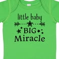 thumbnail image 4 of Inktastic Little Baby, Big Miracle Boys or Girls Baby Bodysuit, 4 of 5