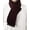 Wine Red, variant on Winter Scarf for Men and Women Knit Long Thick Scarves for Adult Cold Weather Black