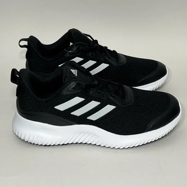 Ad-id-as Alpha COMFY Running Sneaker Shoes Black White Men Size 8 GZ3463 New