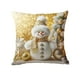 thumbnail image 2 of Ireezec Linen Christmas Pillow Cover Holiday Decor Sofa Cushion Ca Farmhou Style Decorative Throw Pillow Cover for Living Room Bedroom asonal Home Accents, 2 of 6