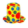 Panda Superstore PS-TOY274325011-HANK00843 Clown Top Hat Party Costume Carnival Cap