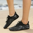 thumbnail image 2 of Zapatos acuáticos para mujer, zapatos para nadar en la playa, calcetines acuáticos de secado rápido, zapatos para piscina, para surf, yoga, aeróbic acuático, 2 of 6