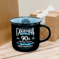 thumbnail image 4 of Pavilion Gift Company - Legends Were Born In The 90s - Ceramic 13-ounce Campfire Mug, Double Sided Coffee Cup, Funny Birthday Gift For Women or Men, 1 Count (Pack of 1), 3.75” x 5” x 3.5”, Black/Blue, 4 of 8