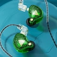 thumbnail image 3 of fastboy QKZ Wired Earphone In-ear Type Gaming Headphone Detachable HiFi Stereo Sound Headset with Microphone, Green, 3 of 8