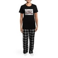 thumbnail image 4 of CafePress - Concertina Women's Dark Pajamas - Women's Short Sleeve Print T-Shirt and Pants Dark Cotton Pajama Set, 4 of 7