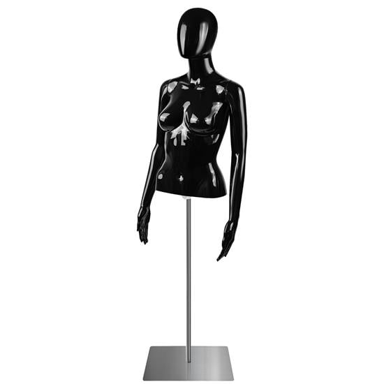 Female Mannequin Torso, Adjustable Height and Detachable Arms Dress