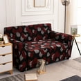 thumbnail image 2 of Dowbom Sofa Cover Printed,1-Piece Stretch Sofa Slipcover with Elastic Bottom Furniture Protector Washable Anti-Slip Spandex Couch Cover for Living Room Bedroom-4 Seater-K, 2 of 7