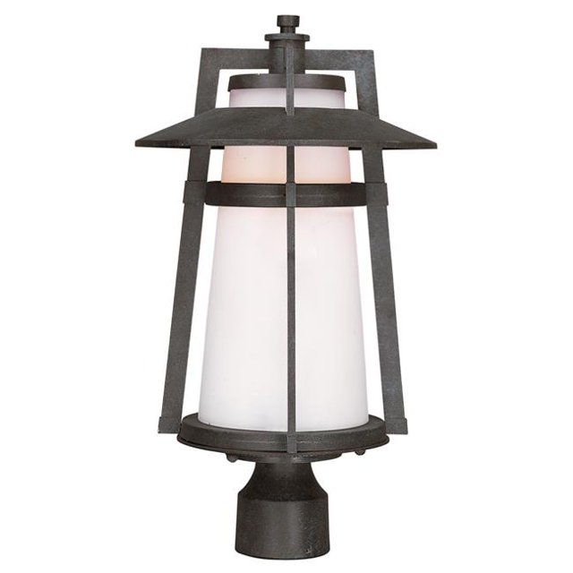 Maxim 88530SWAE 19 in. Calistoga LED 1 Light Outdoor Pole & Post Lantern - Adobe