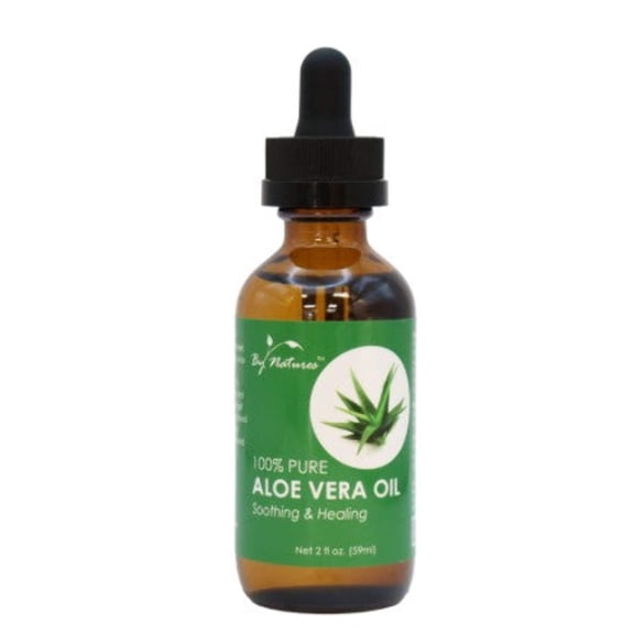 By Natures 100% Pure Aloe Vera Oil 2 Oz