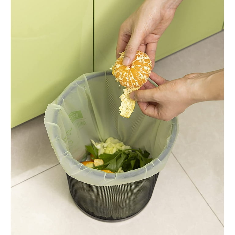 Bio Bag Compostable Small 3 Gallon Food Scraps Bags - Plastic, Foil &  Storage