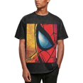 thumbnail image 1 of Spider-Man 230g Vintage Washed Drop Shoulder T-Shirt - Iron On, 1 of 7