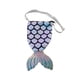 thumbnail image 1 of Bolsa Cruzada La Merced Tipo Mariconera Plateada Cola De Sirena, 1 of 4