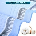 thumbnail image 5 of Tzgsonp Men's Cotton Handkerchiefs 12 pcs 100% Pure Cotton Pocket Square Hankies/Pocket Handkerchiefs For Men 15 x 15 inch, 5 of 5