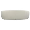 thumbnail image 7 of Uttermost Capra Contemporary Fabric and Wood Art Deco Sofa in White, 7 of 7