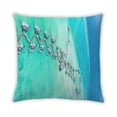 thumbnail image 2 of Ahgly Company Color Focus Blue Indoor Throw Pillow, 18 inch by 18 inch, 2 of 6