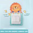 thumbnail image 1 of Wall stickers soft luminous 3D stereo switch stickers socket protective cover, 1 of 4