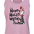thumbnail image 3 of Dr. Seuss - Happy Halloween Skeleton Cat - Women's Racerback Tank Top, 3 of 6