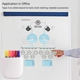 thumbnail image 4 of ( 2 Pcs / Set ) Office Supplies Pen Holder Organizer Caddy Self Adhesive Cubicle Wall Mounted Stick On Store Pens, Pencils, Sticky Notes And Other Sup, 4 of 4