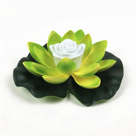 Clearance!Lotus Floating Lanterns Floating Lotus Light Artificial Lotus-shaped Colorful Changed Floating Flower Lamps Water Swimming Pool Wishing Light