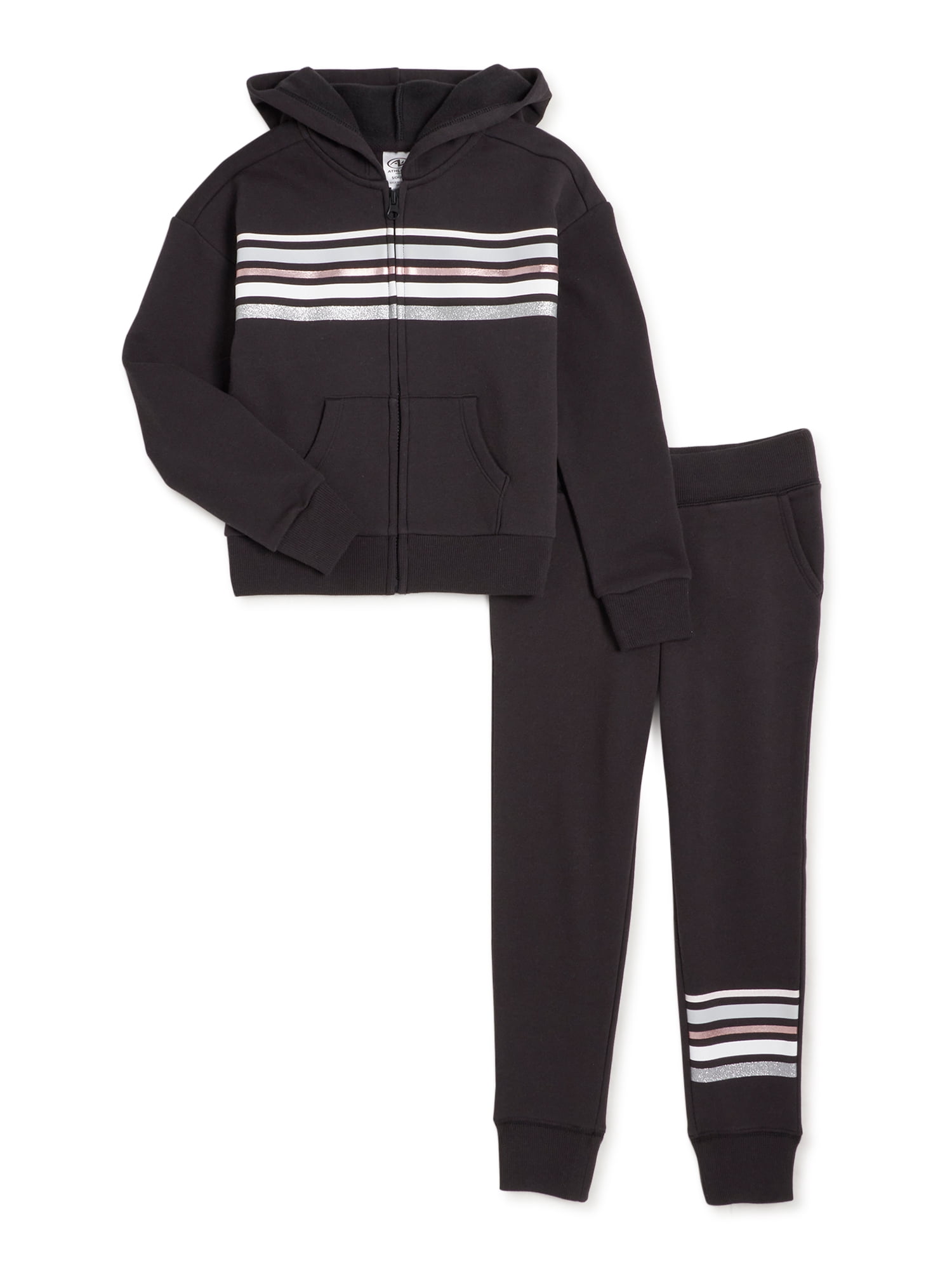 DKNY Girls Fashion Fleece Jogger Sweatpants