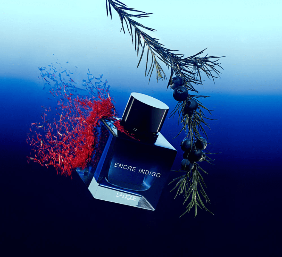 Lalique Men's Encre Indigo EDP Spray 3.4 oz Fragrances