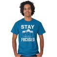 thumbnail image 5 of Stay Focused Photographer Camera Pun Men's Graphic T Shirt Tees Brisco Brands 2X, 5 of 6