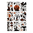 thumbnail image 5 of comerut 9 Sheets/Set Halloween Window Cling Waterproof Pumpkin Witch Skeleton PVC Double-sided Home Office Static Glass Decoration Sticker Decal, 5 of 8