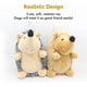 thumbnail image 2 of Squeaky dog toy, chew toy for dogs, hedgehog design, durable interactive toy for small, medium, and large dogs., 2 of 5
