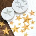 thumbnail image 3 of Molde de silicona para fondant, molde de chocolate, molde de silicona, estrella de cinco puntas para decoración de pasteles, molde de chocolate, glaseado, molde de caramelo (3 unid, 3 of 5