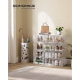 thumbnail image 6 of 12 Pack Shoe Boxes Stackable, Storage Boxes with Clear Magnetic Door,Multifunctional Sneaker Organizer Fit up to US Size 12 (13.8”x 9.84”x 7.1”), 6 of 9
