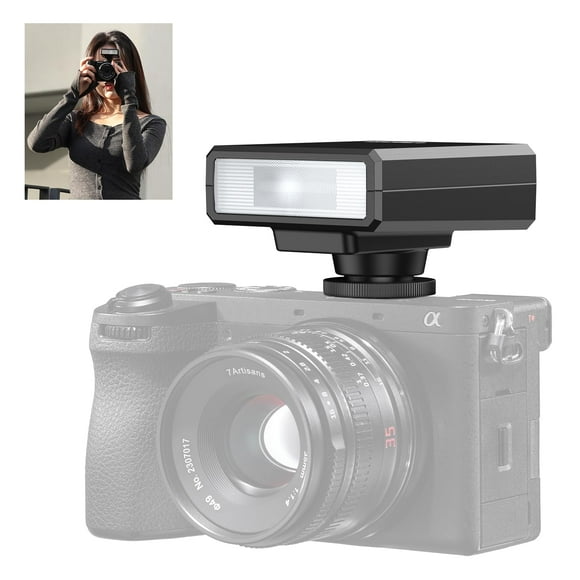 Flash Speedlite ULANZI LM20 para Canon/Fuji/Sony/Nikon/Panasonic