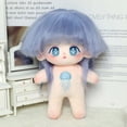 thumbnail image 4 of Muñeca de algodón de felpa Kawaii para niñas, muñeco de súper estrella de peluche, lindo cuerpo gordo, vestido de mariposa, puede cambiar la ropa, regalo, 4 of 5