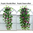thumbnail image 5 of Luxcidy Artificial Morning Glory Flowers, Artificial Vines Silk Morning Glory Vines for Outdoor, Artificial Morning Glory Wall Hanging, for Wedding Corridor Yard Gardens Porches Patios Balconies, 5 of 6