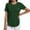 Green-04, variant on Mittory Womens Short Sleeve Summer Dressy Casual Tops Button Basic Tee Side Split Hem Shirt Blouse