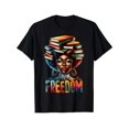 thumbnail image 1 of Camiseta de algodón con diseño divertido de "La educación es libertad", libros para maestros negros, mes de la historia afroamericana, para hombre, suave, transpirable, cómoda, informal, deportiva, pa, 1 of 7