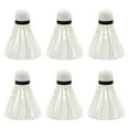 thumbnail image 4 of Lipstore Badminton Shuttlecocks Training Balls Stability Badminton Birdie Badminton Balls 6pcs, 4 of 8