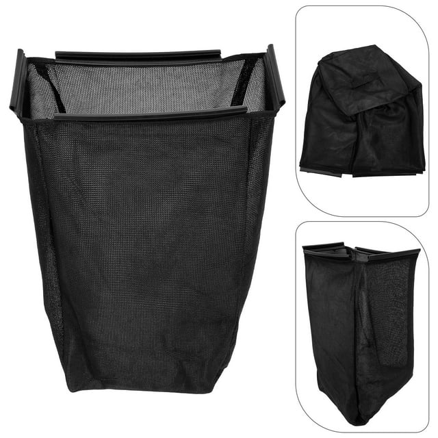 Phenofice Universal Black Nylon Lawn Mower Grass Catcher Bag with Adjustable Drawstring for Easy Leaf Storage
