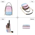 thumbnail image 3 of FORMRS Crossbody Bag for Women Quilted Travel Shoulder Cell Phone Purse with Chain Strap Handbag, Light Pink Stripes, 3 of 7