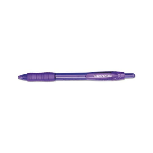 Profile Retractable Ballpoint Pen Bold 1.4mm, Purple Ink/Barrel, Dozen