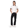 thumbnail image 3 of Polo Tommy Hilfiger de dos tonos con cuello oscuro para hombre, blanco, 3 of 5